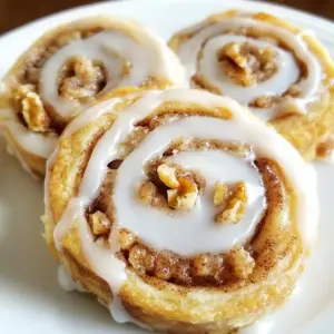 To make these delightful cinnamon roll cookies, you will need the following ingredients: - 2 cups all-purpose flour - 1/2 teaspoon baking powder - 1/2 teaspoon baking soda - 1/4 teaspoon salt - 1 cup unsalted butter, softened - 1 cup granulated sugar - 1 large egg - 1 teaspoon pure vanilla extract - 1 tablespoon ground cinnamon - 1/2 cup packed brown sugar - 1/2 cup chopped walnuts or pecans (optional) - 1 cup powdered sugar (for icing) - 2 tablespoons milk (for icing) - 1/2 teaspoon vanilla extract (for icing) These simple ingredients come together to create a soft and chewy cookie with a rich flavor. The butter brings a nice creaminess, while the sugars add sweetness and depth. Ground cinnamon gives that classic, warm scent we all love. Feel free to add nuts for extra crunch! The icing is the final touch that makes these cookies truly special. {{ingredient_image_2}} - Preheat Oven to 350&deg;F (175&deg;C) - Line Baking Sheet with Parchment Paper First, you need to preheat your oven to 350&deg;F. This step is key for even baking. While the oven heats, line a large baking sheet with parchment paper. This helps the cookies not stick, making clean-up easy. - Combine Dry Ingredients - Cream Butter and Sugar - Add Egg and Vanilla In a bowl, whisk together the flour, baking powder, baking soda, and salt. This blend will help the cookies rise. In another bowl, cream the softened butter and sugar. Beat them until the mix is light and fluffy. Next, add the egg and vanilla. Mix until everything is smooth and well combined. - Incorporate Dry Ingredients into Wet - Prepare Cinnamon Filling - Form Cookies with Filling Now, slowly add the dry mix to the wet ingredients. Stir gently. You don&rsquo;t want to overmix, or your cookies will be tough. In a small bowl, mix the ground cinnamon, brown sugar, and any chopped nuts. Take about a tablespoon of dough, flatten it, and place a teaspoon of the filling in the center. Fold the dough over the filling and roll it into a ball. Place each ball on your baking sheet, leaving space between them. - Bake Cookies for 10-12 Minutes - Cool on Baking Sheet and Transfer to Wire Rack Bake the cookies for 10 to 12 minutes. Look for edges that are lightly golden. Once they are done, let them cool on the baking sheet for about 5 minutes. Then, transfer the cookies to a wire rack to cool completely. - Whisk Icing Ingredients Together - Drizzle Icing Over Cookies In a medium bowl, whisk together the powdered sugar, milk, and vanilla until smooth. The icing should be thick but drizzle-able. Once your cookies are cool, drizzle the icing over them. You can use a spoon or a piping bag for a neat look. Enjoy the sweet, gooey goodness! - Avoid Overmixing Dough: Mix until just combined. Overmixing makes cookies tough. - Ensure Cookies are Spaced on Baking Sheet: Leave space between cookies. They will spread while baking. - Adjusting for Thicker or Thinner Icing: Add more milk for thinner icing. For thicker icing, use less milk. Aim for a smooth drizzle. - Using Decorative Serving Plates: Choose a bright plate for a fun look. A nice plate makes cookies pop. - Garnishing Ideas with Nuts and Cinnamon: Top cookies with chopped nuts. Sprinkle a bit of cinnamon for extra flavor. Pro Tips Chill the Dough: For a firmer dough that is easier to handle, consider chilling it in the refrigerator for about 30 minutes before shaping the cookies. Experiment with Fillings: Feel free to mix up the filling by adding chocolate chips, dried fruit, or even a swirl of Nutella for a unique twist. Perfect Icing Consistency: If your icing is too thick, add a little more milk, a teaspoon at a time, until you reach the desired drizzle-able consistency. Storage Tips: Store the cookies in an airtight container at room temperature for up to a week to keep them fresh and chewy. {{image_4}} To make gluten-free cinnamon roll cookies, swap all-purpose flour for gluten-free flour. You can use a blend made for baking. Check the packaging for the right amount. This keeps your cookies chewy and tasty. For a vegan version, replace the egg with one tablespoon of ground flaxseed mixed with three tablespoons of water. Let it sit for a few minutes to gel. Use coconut oil or vegan butter instead of regular butter. These swaps keep the flavor rich and delightful. Adding chocolate chips brings a new twist to the classic flavor. Toss in half a cup of dark or milk chocolate chips into the dough. They melt and mix well with the cinnamon filling. You can also try different nuts, like pecans or almonds. Chopped nuts add a nice crunch. Experiment to find your favorite mix! - Room Temperature Storage: Keep your cookies in an airtight container. They stay fresh for up to five days. Place a piece of bread in the container to keep them soft. - Refrigeration and Freezing Options: For longer storage, you can refrigerate them. They last about a week in the fridge. To freeze, wrap each cookie in plastic wrap. Place them in a freezer bag. They stay good for up to three months. - Freshness Timeline: These cookies are best enjoyed fresh. At room temperature, they last up to five days. In the fridge, they can stay fresh for a week. When frozen, they maintain their taste for three months. - Best Methods for Softening Cookies: To reheat, use the microwave. Heat each cookie for about 10-15 seconds. This will make them warm and soft again. You can also place them in a preheated oven at 350&deg;F for about five minutes. This method keeps them chewy and delicious. Cinnamon roll cookies are a sweet treat that combines cookie dough with cinnamon filling. They bring together the taste of classic cinnamon rolls in a cookie form. These cookies have warm cinnamon flavor and a soft, chewy texture. They are easy to make and fun to share. Their origins lie in the desire to enjoy cinnamon rolls without the hassle of rolling and cutting dough, making them perfect for quick baking. Yes, you can make these cookies ahead of time. You can prepare the dough and chill it in the fridge. This method helps the flavors blend and makes cookies more flavorful. You can also freeze the formed cookie balls. Just place them in an airtight container. When you are ready to bake, you can bake them straight from the freezer. Just add a couple of extra minutes to the baking time. If you need a substitute for brown sugar, granulated sugar works well. You can also mix granulated sugar with a bit of molasses if you have it. For each cup of brown sugar, use 1 cup of granulated sugar plus 1 tablespoon of molasses. This will provide a similar flavor and moisture to your cookies. To prevent cookies from spreading too much while baking, chill the dough before baking. This makes the butter firm up again, which helps keep the shape. You can also use a little more flour in the dough if you want thicker cookies. Lastly, ensure you do not overmix the dough, as this can lead to flatter cookies. Yes, you can add frosting instead of icing. Cream cheese frosting pairs well with these cookies. Just spread it on top after the cookies cool. You can also use any frosting you like. Just keep in mind that frosting will make the cookies sweeter and richer. In this blog post, you learned how to make delicious cinnamon roll cookies. We covered all the ingredients you need, from flour to icing. I shared step-by-step instructions to help you get it right. You also found tips for perfect cookies and fun variations. Remember to store them well for the best taste. Enjoy baking these tasty treats and impress your friends and family! Happy baking!