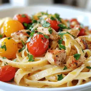 - 2 boneless, skinless chicken breasts, cut into bite-sized pieces - 8 oz fettuccine or your choice of pasta - 1/2 cup unsalted butter (1 stick) - 4 cloves garlic, finely minced The chicken is the star of this dish. It gives a rich, savory flavor. I like to use boneless, skinless chicken breasts for a tender bite. The pasta, ideally fettuccine, holds the sauce well. Butter adds creaminess and depth. Garlic brings an amazing aroma and taste. - 1 teaspoon smoked paprika - 1 teaspoon dried oregano - 1 teaspoon cayenne pepper (increase or decrease to taste) Smoked paprika gives a nice depth to the dish. It adds a hint of smokiness that feels rustic. Dried oregano adds an earthy note that pairs perfectly. For heat, cayenne pepper is key. Adjust to your spice level for a custom kick. - Zest and juice of 1 lemon - 1/2 cup low-sodium chicken broth - 1 cup cherry tomatoes, halved - 1/2 cup heavy cream - Fresh parsley, chopped (for garnish) Lemon brightens up the dish with its fresh zest and juice. Chicken broth adds more flavor and body to the sauce. Cherry tomatoes offer sweetness and a pop of color. Heavy cream brings richness, making it all creamy and smooth. Lastly, fresh parsley adds a lovely touch to your plate. {{ingredient_image_2}} First, grab a large pot. Fill it with salted water and bring it to a boil. The water should be bubbling. Add 8 ounces of fettuccine. Cook it according to the package instructions. Aim for al dente, which means it's firm but not hard. This should take about 8-10 minutes. When it's done, drain the pasta in a colander. Save a bit of that pasta water; we might need it later. Next, heat a large skillet over medium heat. Add 1/4 cup of unsalted butter. Wait until the butter melts and bubbles. This step gives the chicken a nice flavor. Now, add the diced chicken pieces. Sprinkle some salt, pepper, and 1/2 teaspoon of smoked paprika on top. Cook the chicken for 6-8 minutes. It should turn golden brown and be fully cooked. Once done, take the chicken out and place it on a clean plate. In the same skillet, add the other 1/4 cup of butter. Let it melt over medium heat. Then, stir in 4 minced garlic cloves. Follow with the rest of the smoked paprika, dried oregano, and cayenne pepper. Squeeze the juice of 1 lemon and add its zest too. Cook this mix for 1-2 minutes. The garlic will smell great and turn slightly golden. Now, pour in 1/2 cup of low-sodium chicken broth. Toss in the halved cherry tomatoes. Slightly raise the heat and let it simmer for about 3 minutes. This softens the tomatoes and blends the flavors. Lower the heat again and add 1/2 cup of heavy cream. Stir well. Add the cooked chicken back into the skillet. Let everything simmer for another 2-3 minutes. This helps the sauce thicken a bit. Time to combine! Gently fold the cooked pasta into the sauce. Make sure the creamy sauce hugs every piece of pasta. If you find the sauce too thick, add a splash of the reserved pasta water. This will help reach your desired thickness. Before serving, taste the pasta. Adjust the seasoning with more salt and pepper if needed. Serve hot and garnish with freshly chopped parsley. This adds a bright look and fresh taste. Enjoy your Cowboy Butter Chicken Pasta! - Ensuring chicken remains tender: Cut the chicken into small, even pieces. This helps it cook faster and stay juicy. Saut&eacute; the chicken over medium heat. If you cook it too fast, it may dry out. Always check for doneness with a meat thermometer; it should reach 165&deg;F (74&deg;C). - Tips for cooking pasta perfectly: Start with a large pot of salted water. The water should taste like the sea! Add your pasta and stir. Cook until al dente, which means firm to the bite. Drain it well, but save a bit of pasta water. This water can help thicken your sauce later. - Adjusting spice levels: If you like heat, add more cayenne pepper. Start with a small amount, and taste as you go. You can always add more, but you can&rsquo;t take it out once it&rsquo;s in. Balance the heat with cream; it cools the spice while keeping the flavor rich. - Choosing the right pasta type: Fettuccine works well, but you can use any pasta you love. Try penne or rigatoni for a fun twist. Just ensure the pasta shape can hold the sauce well. This way, every bite is packed with flavor. - Pairing with sides: A simple side salad goes great with this dish. Try a mix of greens, tomatoes, and a light vinaigrette. Garlic bread is another favorite. It soaks up the sauce and adds a crunchy texture. - Wine pairings: A chilled white wine, like Sauvignon Blanc, matches nicely with the creamy sauce. If you prefer red, a light Pinot Noir works too. The key is to choose a wine that complements the flavors without overpowering them. Pro Tips Cook Pasta Al Dente: To achieve the best texture, ensure you cook the pasta until it's al dente. This means it should have a slight bite to it, which will hold up better when mixed with the sauce. Season the Chicken: Make sure to season the chicken pieces well with salt and pepper before cooking. This enhances the flavor of the chicken and adds depth to the overall dish. Adjust Spice Levels: The cayenne pepper adds heat, but you can adjust the amount to suit your taste. Start with less if you prefer a milder dish, and add more if you're looking for a spicy kick. Reserve Pasta Water: Always reserve a bit of the pasta cooking water before draining. This starchy water can be used to adjust the sauce's consistency without diluting the flavor. {{image_4}} Alternative proteins If you want to change the protein, try shrimp or tofu. Shrimp cooks fast and adds a nice taste. Tofu is a great choice for vegetarian meals. Just make sure to press it well to remove extra water. Gluten-free pasta options For gluten-free needs, use brown rice pasta or zucchini noodles. Brown rice pasta has a nice texture. Zucchini noodles are light and fresh. Both options work well with the sauce. Dairy-free adaptations To make this dish dairy-free, swap heavy cream for coconut cream. This gives the sauce a rich taste. Use dairy-free butter for the cowboy butter effect. Low-carb options If you're cutting carbs, try using spaghetti squash instead of pasta. It&rsquo;s low in carbs and has a fun texture. You can also use shirataki noodles for a lighter meal. Adding vegetables You can add spinach, bell peppers, or broccoli for more nutrients. These veggies cook quickly and add color. Just toss them in when saut&eacute;ing the chicken. Additional herbs and spices For more flavor, consider adding fresh basil or thyme. A pinch of crushed red pepper can add heat too. Don't be afraid to mix up the spices to suit your taste. To keep your Cowboy Butter Chicken Pasta fresh, let it cool first. Place it in an airtight container. It will last in the fridge for up to three days. If you want to keep it longer, consider freezing it. For reheating, the best method is on the stove. Use a skillet over medium heat. Add a splash of chicken broth or water to keep it moist. Stir gently until it is heated through. This method helps keep the pasta creamy and tasty. If you choose to freeze, do so in a freezer-safe container. It can last up to three months in the freezer. To thaw, move it to the fridge overnight. Reheat on the stove as mentioned above. Avoid freezing with fresh parsley, as it may lose flavor. Cowboy Butter is a rich and flavorful sauce. It blends garlic, butter, and spices. The smoky taste comes from smoked paprika. The lemon adds a bright note. Together, these flavors create a zesty and creamy sauce that pairs perfectly with pasta and chicken. Yes, you can prep this dish ahead of time. Cook the chicken and make the sauce. Store them in the fridge. When ready to eat, just heat them up. Cook the pasta fresh for the best taste and texture. Fettuccine is the best choice for this dish. Its flat shape holds the sauce well. You can also use penne or rotini. Both choices work great too. Just ensure you cook the pasta until al dente for the best bite. The spice level can be adjusted easily. The recipe calls for cayenne pepper. Start with one teaspoon for a mild heat. If you like more heat, add more cayenne. Taste as you go to find your perfect spice level. Now you know how to make Cowboy Butter Chicken Pasta. We covered key ingredients like chicken, pasta, garlic, and spices. You learned step-by-step instructions on how to cook everything perfectly. I also shared tips for enhancing flavor and variations for special diets. Plus, you got storage info to keep leftovers fresh. Cooking this dish is fun and simple. Be creative with flavors and enjoy every bite! Stick to these steps, and you will impress your family and friends with a delicious meal.