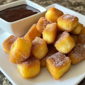 - 1 cup all-purpose flour - 1 tablespoon granulated sugar - 1/2 teaspoon ground cinnamon - 1 teaspoon baking powder - 1/4 teaspoon salt - 1/2 cup water - 2 tablespoons unsalted butter - 1 large egg - Oil for frying - 1/4 cup additional granulated sugar (for coating) - 1 teaspoon ground cinnamon (for coating) - Chocolate sauce (for dipping) Each ingredient plays a key role. The flour gives structure, while the sugar adds sweetness. Cinnamon makes it fragrant and warm. Baking powder helps the dough rise and become light. If you run out of something, don&rsquo;t worry! Here are some easy swaps: - For all-purpose flour, use gluten-free flour for a similar texture. - Instead of unsalted butter, try coconut oil or vegan butter. - You can replace granulated sugar with brown sugar for a richer taste. - If you want a lighter dip, use whipped cream instead of chocolate sauce. These swaps can change the flavor but still keep the fun! To make these poppers gluten-free, use a gluten-free flour mix. Look for one that includes xanthan gum for the best texture. This will help the dough hold together. You can still enjoy the same sweet and tasty treat without gluten. {{ingredient_image_2}} 1. Start by heating 1/2 cup of water and 2 tablespoons of unsalted butter in a medium saucepan. Bring it to a gentle boil. 2. Next, remove the saucepan from heat. Stir in 1 cup of all-purpose flour, 1 tablespoon of granulated sugar, 1 teaspoon of baking powder, 1/2 teaspoon of ground cinnamon, and 1/4 teaspoon of salt. Mix until the dough comes together. 3. Let the dough cool for about 2-3 minutes. Then, add 1 large egg. Mix well until the dough is smooth and elastic. 4. In a deep pan, heat oil to 350&deg;F (175&deg;C). Use a thermometer to check the temperature. 5. While the oil heats, prepare a plate lined with paper towels for draining. In a bowl, mix 1/4 cup of sugar and 1 teaspoon of cinnamon for coating. 6. Once the oil is hot, put the dough in a piping bag with a large star tip. Pipe small lengths of dough about 2 inches long into the hot oil. Fry in small batches to avoid crowding. Fry until golden brown, about 2-3 minutes on each side. 7. Use a slotted spoon to remove the churro poppers from the oil. Place them on the paper towel-lined plate to drain excess oil. 8. While warm, roll each churro popper in the cinnamon-sugar mixture until well-coated. 9. Serve the churro poppers warm with chocolate sauce for dipping. - Use fresh ingredients for the best flavor. Make sure your baking powder is not expired. - Mix the dough quickly after adding the egg. This keeps the texture smooth. - If the dough feels too sticky, add a tiny bit more flour until it&rsquo;s manageable. - Be careful not to overmix the dough, as this can make it tough. - Always monitor the oil temperature. Too hot can cause burning, while too cold can lead to soggy churros. - Use a deep pot to prevent oil splatter. Keep the oil at least 2 inches deep. - Have a slotted spoon ready to remove churros safely. Avoid using your hands to prevent burns. - Keep a fire extinguisher nearby, just in case. Safety first in the kitchen! To get your churro poppers crispy, fry them in hot oil. Heat the oil to 350&deg;F (175&deg;C) for best results. Use a candy thermometer to check the heat. Fry in small batches to avoid crowding. This helps them cook evenly. Fry for 2-3 minutes on each side until golden brown. After frying, place them on paper towels to drain excess oil. This step keeps them crispy. For a great look, arrange your churro poppers on a nice platter. Drizzle warm chocolate sauce over them for a fancy touch. You can also sprinkle powdered sugar for a sweet finish. Use colorful plates to make the dish pop. Add a small bowl of chocolate sauce for dipping right next to the poppers. This adds fun and keeps everything neat. One common mistake is not checking the oil temperature. If the oil is too cool, the poppers can turn out soggy. Always use a thermometer to ensure the right heat. Another mistake is overcrowding the pan while frying. This can lower the oil temperature and lead to uneven cooking. Lastly, don&rsquo;t forget to coat them in the cinnamon-sugar mixture while they are warm. This helps the sugar stick better. Pro Tips Perfect Oil Temperature: Maintain the oil at 350&deg;F (175&deg;C) for perfectly crispy churro poppers. Too hot, and they'll burn; too cool, and they'll absorb excess oil. Churro Dough Consistency: Ensure the dough is smooth and elastic after adding the egg. This will help achieve that classic churro texture when fried. Batch Frying: Fry the churro poppers in small batches to prevent overcrowding. This ensures they cook evenly and maintain their shape. Serving Suggestion: Serve the churro poppers warm and freshly coated in cinnamon-sugar. Pair them with a side of chocolate sauce for an irresistible treat! {{image_4}} You can change the taste of your churro poppers with fun coatings. Instead of rolling them in the standard cinnamon-sugar mix, try adding crushed nuts for crunch. You could also coat them in powdered sugar for a sweet twist. For a festive flair, dip them in melted chocolate before rolling. The options are endless, and each one brings a unique flavor to the table. Adding flavors can elevate your churro poppers. Consider mixing in a pinch of nutmeg or a splash of vanilla extract when making the dough. These additions can enhance the overall taste and make your dessert even more special. You might also try citrus zest for a bright, fresh flavor. Experiment with different spices to find your favorite combination! Dipping sauces can take your churro poppers to another level. While chocolate sauce is a classic choice, try caramel or even a berry sauce for a fruity touch. You can whip up a quick cream cheese dip for something creamy and rich. The right sauce can add extra excitement to each bite and make your dessert even more enjoyable. To keep your Mini Churro Poppers fresh, place them in an airtight container. Make sure they cool completely before storing. This helps prevent moisture, keeping them crispy. Store at room temperature for up to two days. If you want to keep them longer, consider freezing. To reheat your churro poppers, preheat your oven to 350&deg;F (175&deg;C). Place them on a baking sheet. Heat for about 5-7 minutes. This method restores their crispiness. You can also use a microwave. Heat them in short bursts of 10 seconds. However, this may make them less crispy. To freeze Mini Churro Poppers, first, let them cool completely. Then, place them in a single layer on a baking sheet. Freeze them for about 1-2 hours until solid. After that, transfer them to a freezer bag or container. They can last for up to three months in the freezer. When you're ready to enjoy, just reheat them as mentioned above. Yes, you can make Mini Churro Poppers in an air fryer. To do this, preheat your air fryer to 350&deg;F (175&deg;C). Pipe the dough into small lengths, similar to frying. Place them in the air fryer basket, leaving space. Cook for about 8-10 minutes, flipping halfway. They will be crispy and delicious! The best oil for frying churros is neutral oil. Canola, vegetable, or peanut oil works well. These oils have a high smoke point, which helps fry the churros without burning. It also does not affect the flavor of the churros. You know your churro poppers are done when they turn golden brown. This usually takes about 2-3 minutes per side. Use a slotted spoon to check their color as you fry. A candy thermometer can also help ensure the oil stays at 350&deg;F (175&deg;C). Yes, you can make Mini Churro Poppers ahead of time. Prepare the dough and pipe it, but do not fry them right away. You can keep the dough in the fridge for up to a day. Fry them fresh when you are ready to serve. Mini Churro Poppers pair well with chocolate sauce. You can also try caramel sauce or dulce de leche. For a twist, serve them with fruit sauces like raspberry or strawberry. Each adds a fun flavor to the sweet churros! In this post, we explored how to make Mini Churro Poppers. We covered ingredient lists, substitutions, and gluten-free options. You learned step-by-step cooking instructions and tips for frying safely. I shared tricks for making them crispy and presented ideas for toppings. Finally, I explained storage and reheating methods. These tasty treats are fun and easy to enjoy anytime. Now, get cooking and savor your delicious Mini Churro Poppers!